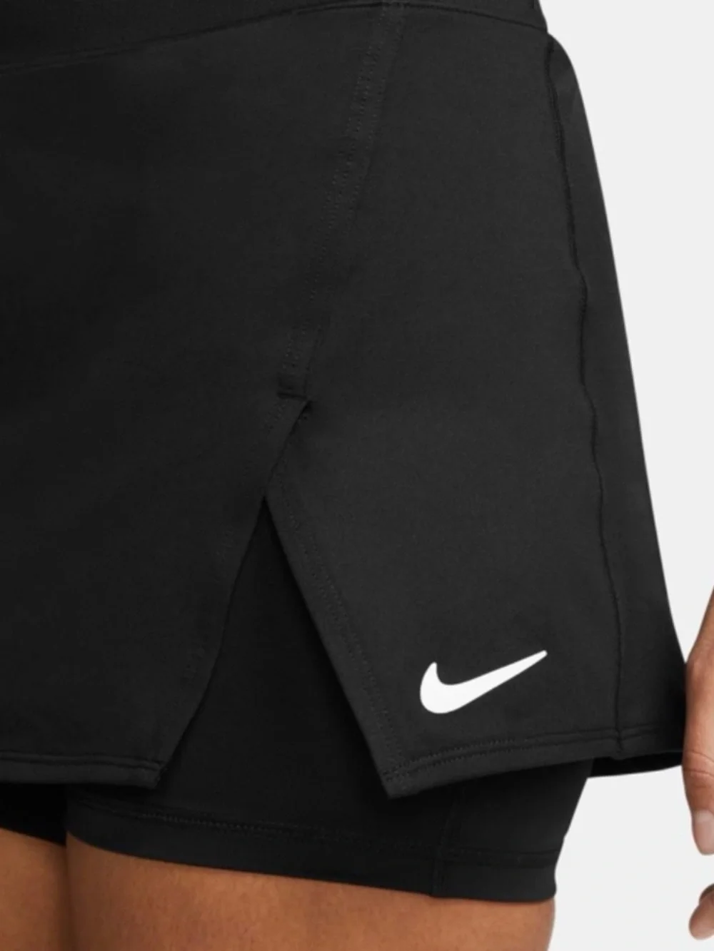 Nike Court Dri-Fit Victory Tennis Skort Black Tennis Prep Streetwear Size Large